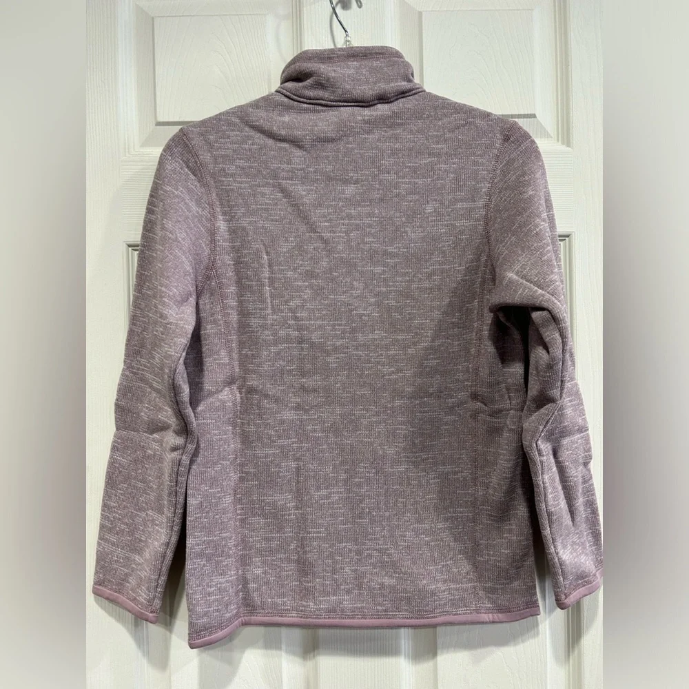 Patagonia Girls Large Better Sweater 1/4-Zip Stormy Mauve Quick-Dry Fleece NWT